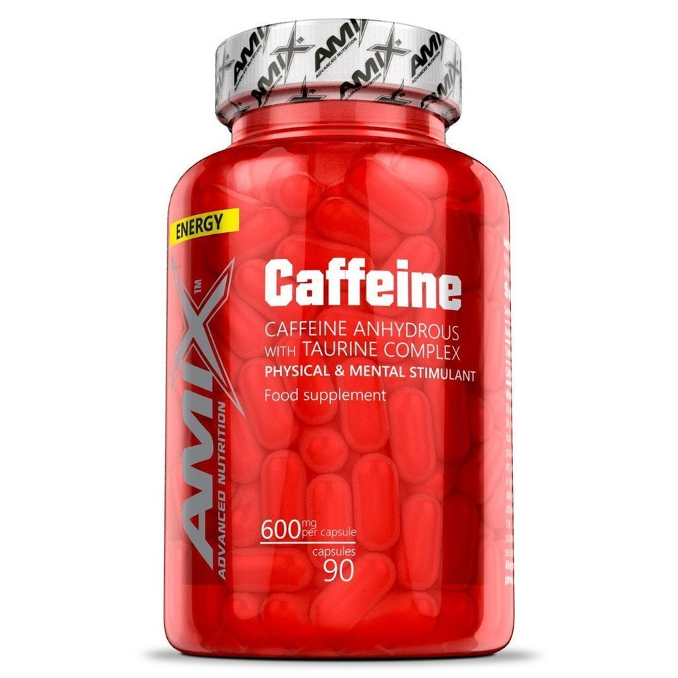 Amix Caffeine 200mg with Taurine 90 kapslí + DÁREK ZDARMA