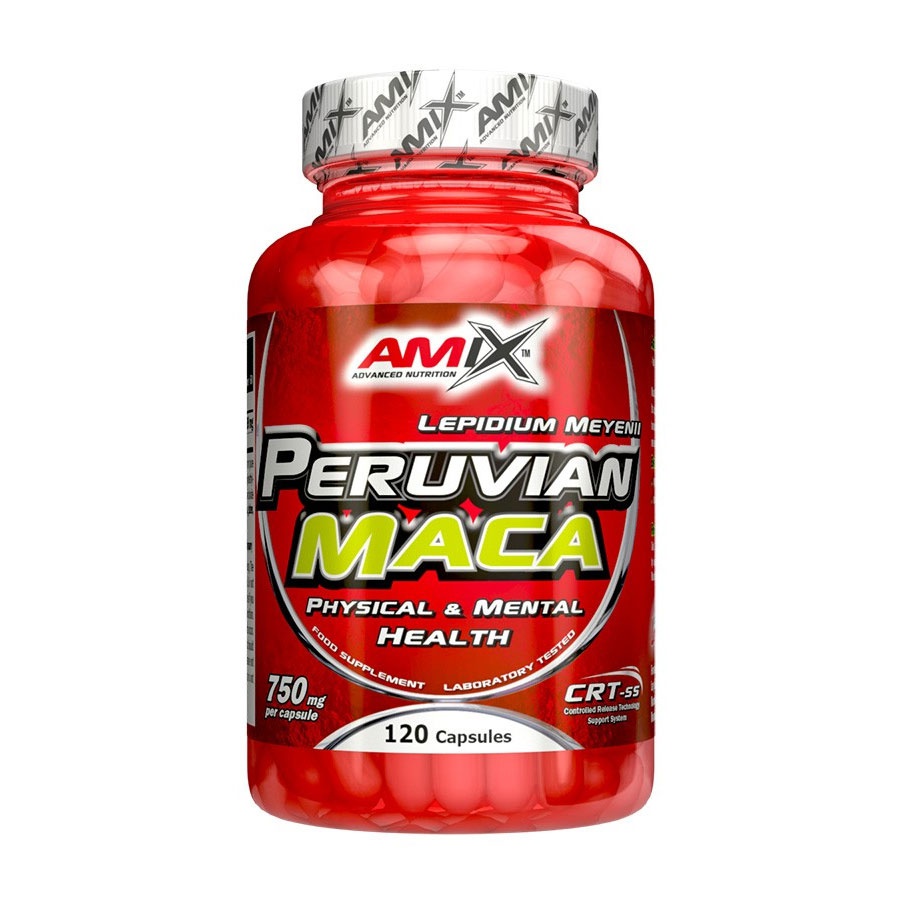 Amix Peruvian Maca 750mg 120 kapslí + DÁREK ZDARMA