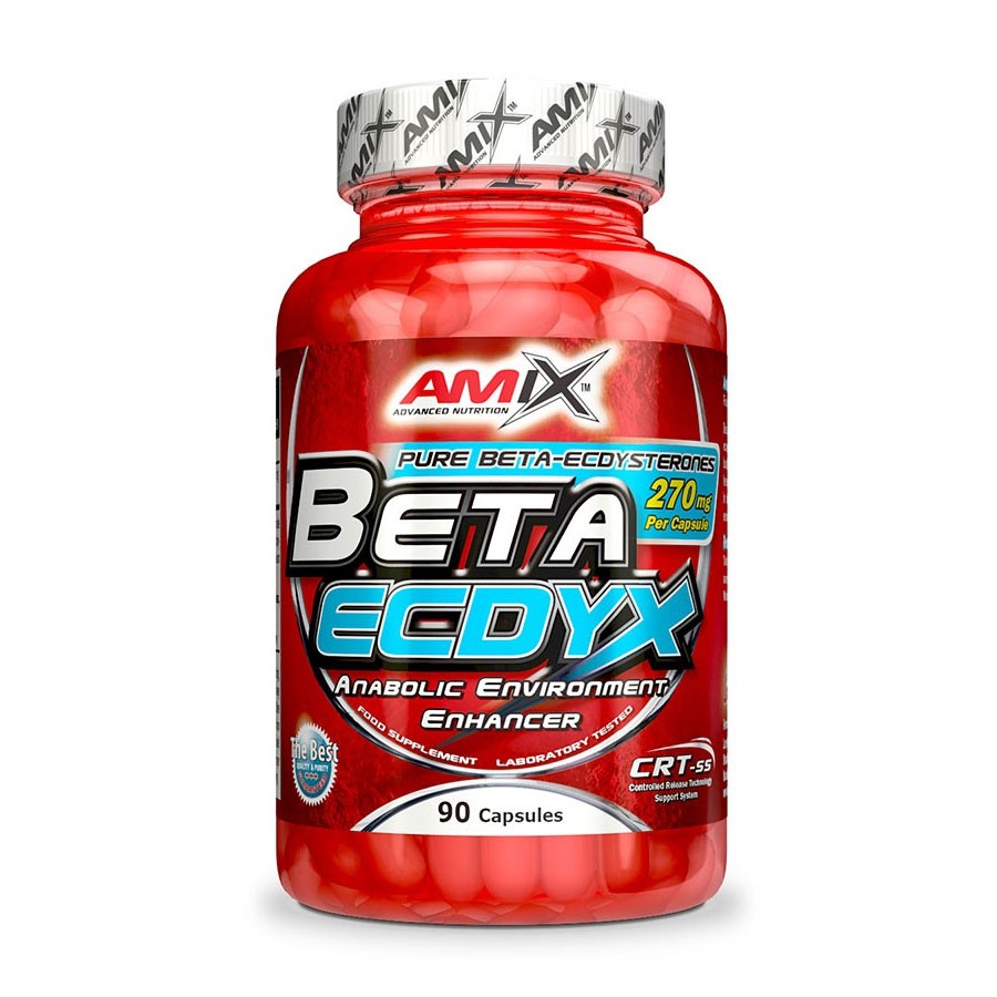 Amix Beta-Ecdyx Pure 90 kapslí + šťavnatá tyčinka ZDARMA + DÁREK ZDARMA