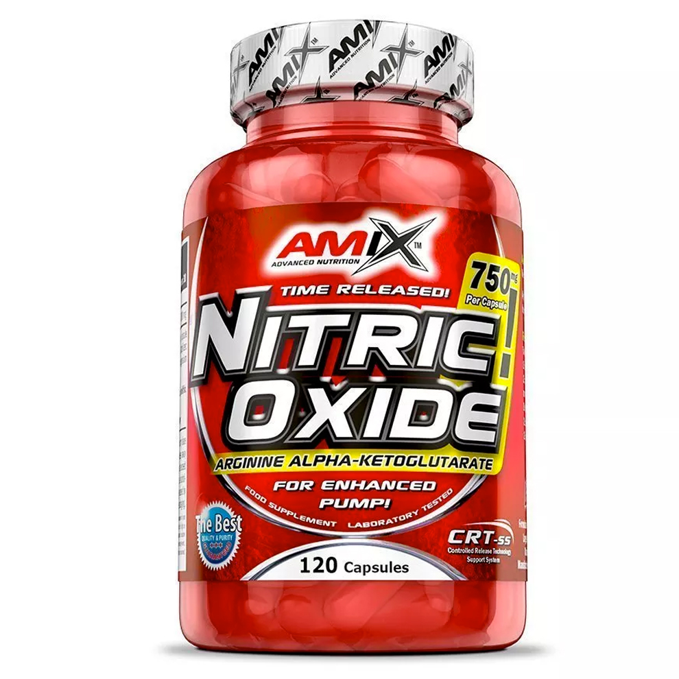 Amix Nitric Oxide 750mg 360 kapslí + šťavnatá tyčinka ZDARMA + DÁREK ZDARMA