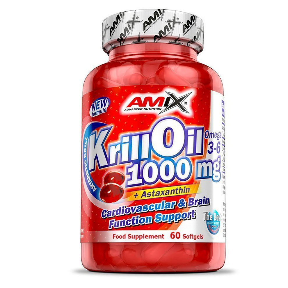 Amix Krill Oil 1000mg 60 tekutých kapslí + DÁREK ZDARMA
