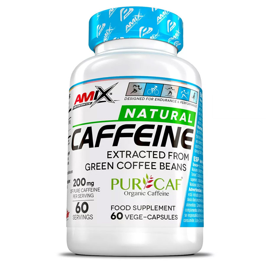 Amix Performance Series Caffeine Natural 200mg 60 kapslí + DÁREK ZDARMA