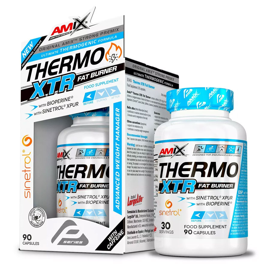 Amix Performance Series Thermo XTR Fat Burner 90 kapslí + šťavnatá tyčinka ZDARMA + DÁREK ZDARMA