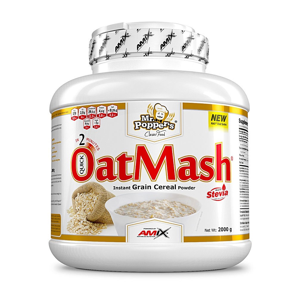 Amix Mr.Popper´s Oat Mash 2000g Varianta: peanut butter cookies + DÁREK ZDARMA