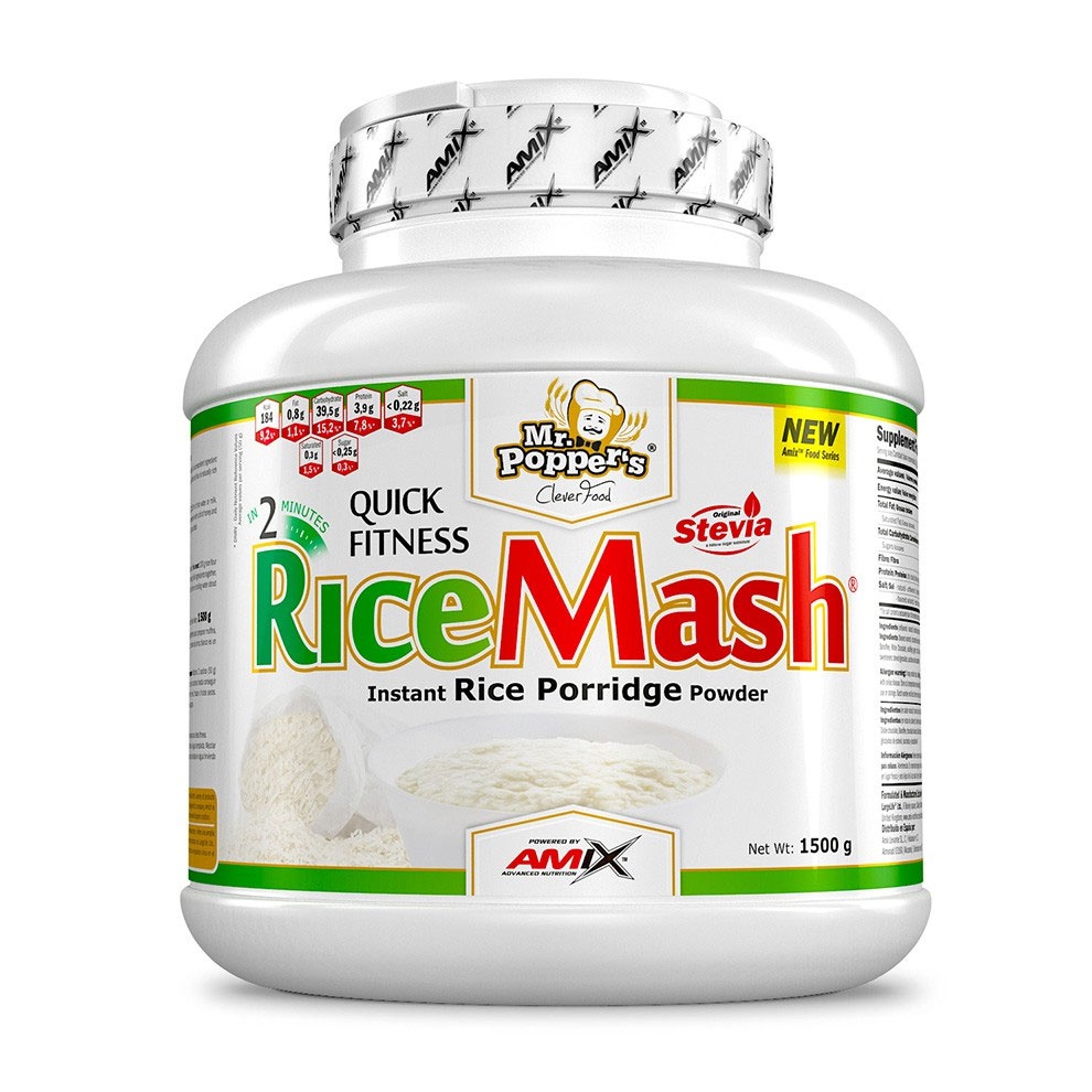 Amix Mr.Popper´s Rice Mash 1500g Varianta: white chocolate + DÁREK ZDARMA