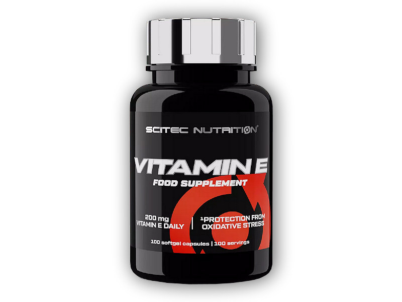 Scitec Nutrition Vitamin E 100 kapslí + DÁREK ZDARMA
