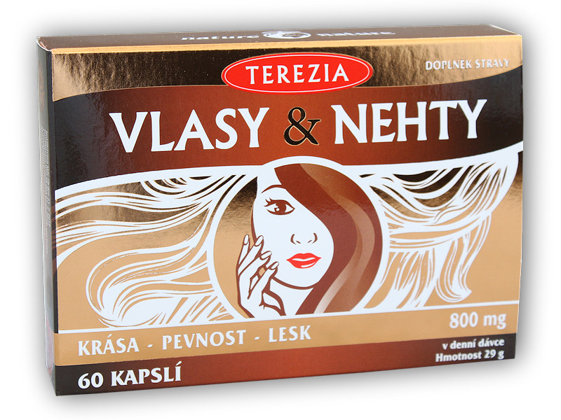 Terezia Vlasy a nehty 60 kapslí + DÁREK ZDARMA