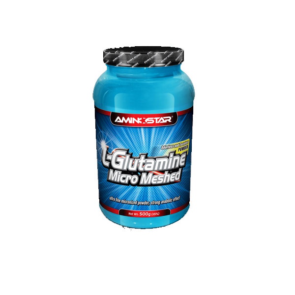 Aminostar L-Glutamine Micro meshed 500g + DÁREK ZDARMA