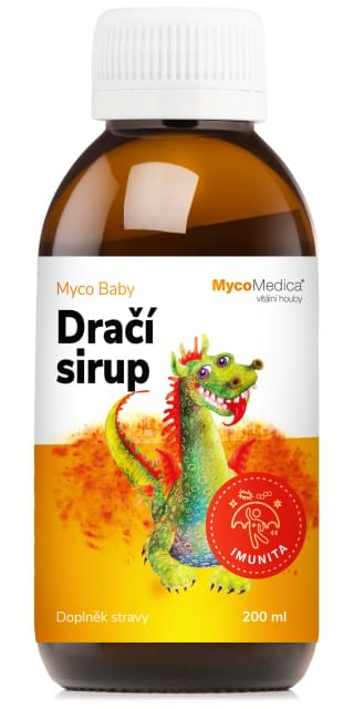 MycoMedica MycoBaby - dračí sirup 200ml + DÁREK ZDARMA