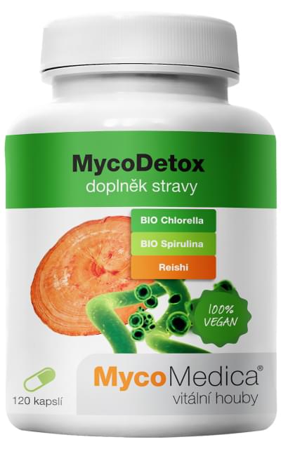 MycoMedica MycoDetox 120 kapslí + DÁREK ZDARMA