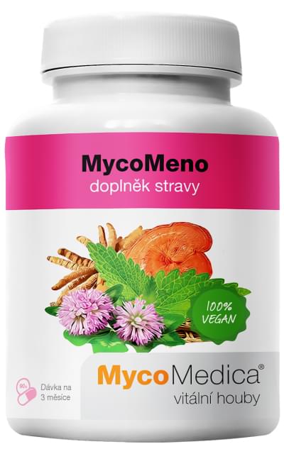 Mycomedica Mycomeno 90 kapslí + šťavnatá tyčinka ZDARMA + DÁREK ZDARMA