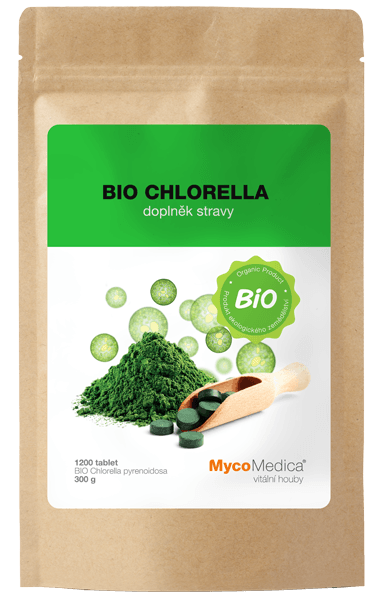 MycoMedica BIO Chlorella tablety 250mg + šťavnatá tyčinka ZDARMA + DÁREK ZDARMA