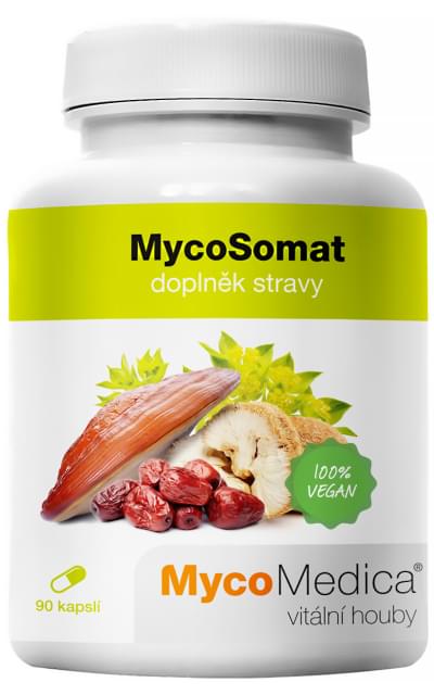 MycoMedica MycoSomat 90 kapslí + šťavnatá tyčinka ZDARMA + DÁREK ZDARMA