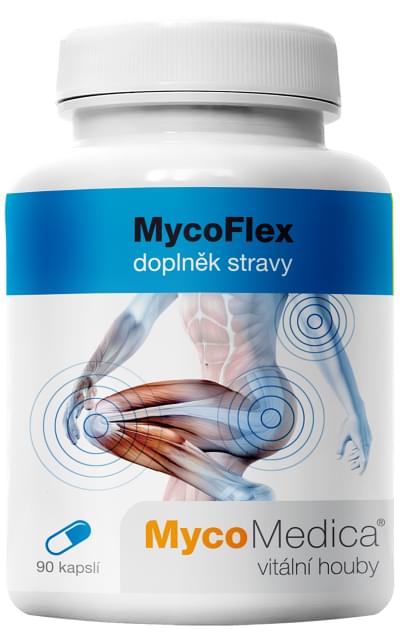 MycoMedica MycoFlex 90 kapslí + šťavnatá tyčinka ZDARMA + DÁREK ZDARMA
