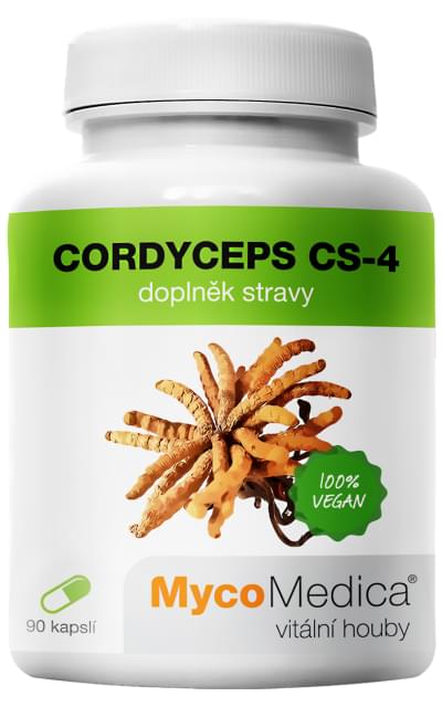 MycoMedica Cordyceps CS-4 90 kapslí + šťavnatá tyčinka ZDARMA + DÁREK ZDARMA
