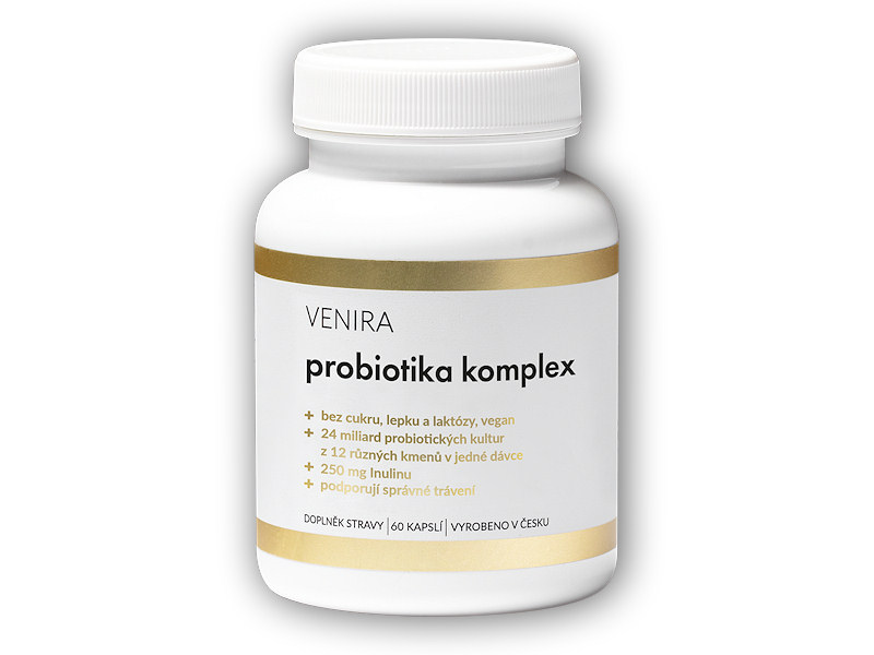 Venira Probiotic komplex 60 kapslí + šťavnatá tyčinka ZDARMA + DÁREK ZDARMA