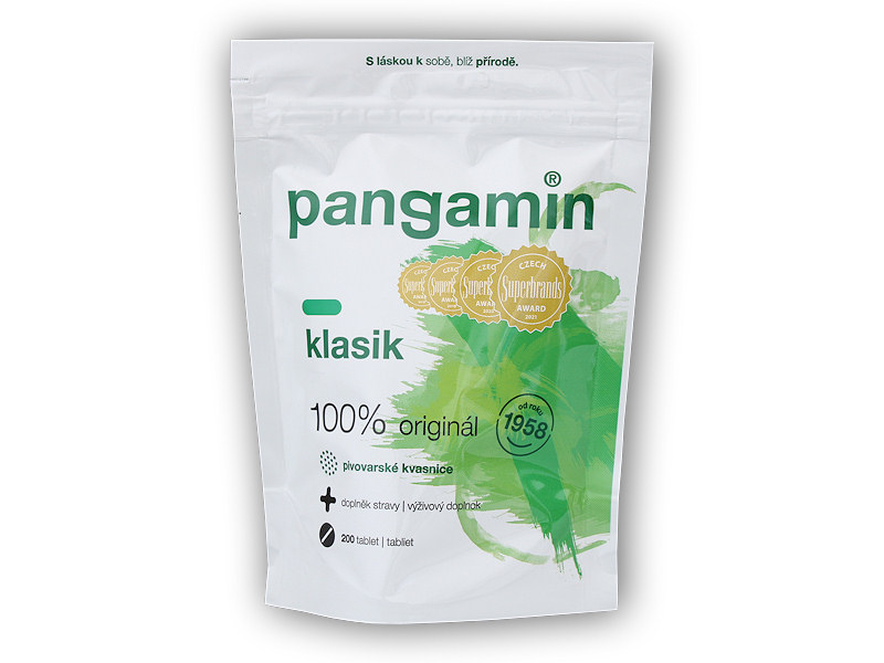 Pangamin Pangamin Klasik sáček 200 tablet + DÁREK ZDARMA
