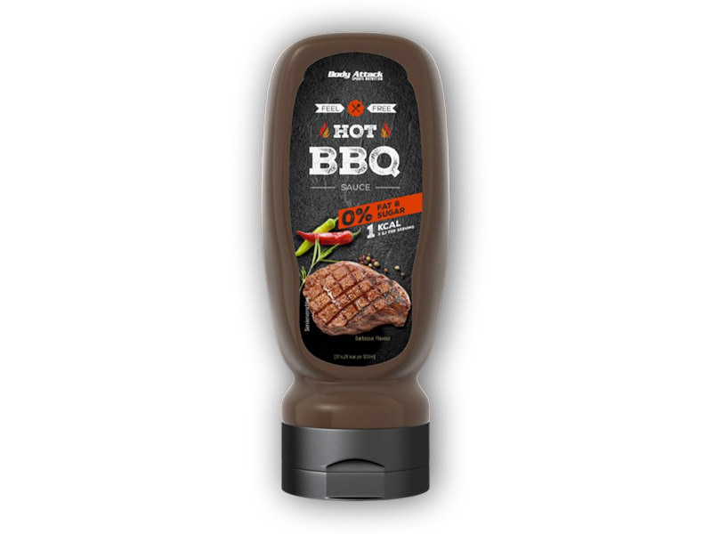 Body Attack Body Attack Hot BBQ Sauce 320ml + DÁREK ZDARMA