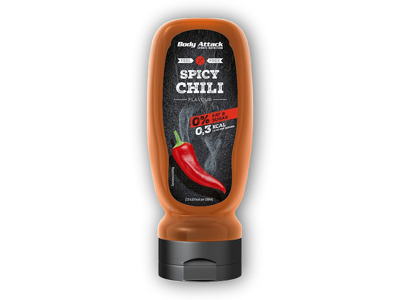 Body Attack Body Attack Spicy Chili Sauce 320ml + DÁREK ZDARMA