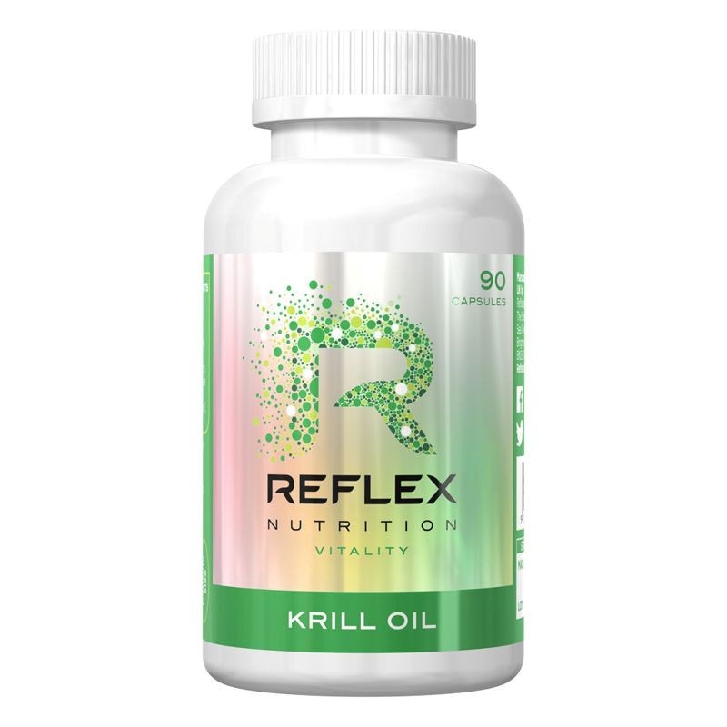 Reflex Nutrition Krill Oil 90 kapslí + šťavnatá tyčinka ZDARMA + DÁREK ZDARMA