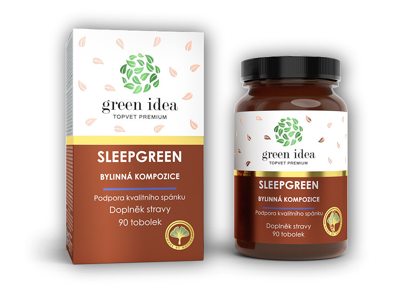 Green Idea Sleepgreen - lepší usínání a spánek 90 tobolek + DÁREK ZDARMA