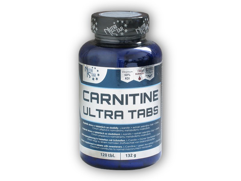 Nutristar Carnitine ultra tabs 120 tablet + DÁREK ZDARMA