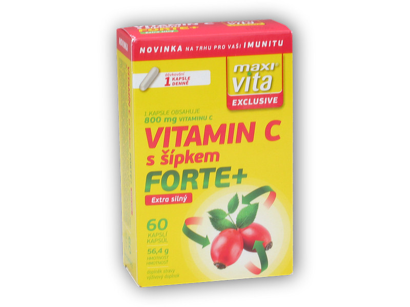 Maxivita Maxi Vita Exclusive Vitamin C 800mg 60 kapslí + DÁREK ZDARMA