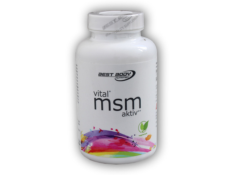 Best Body Nutrition Vital MSM aktiv 175 tablet + DÁREK ZDARMA