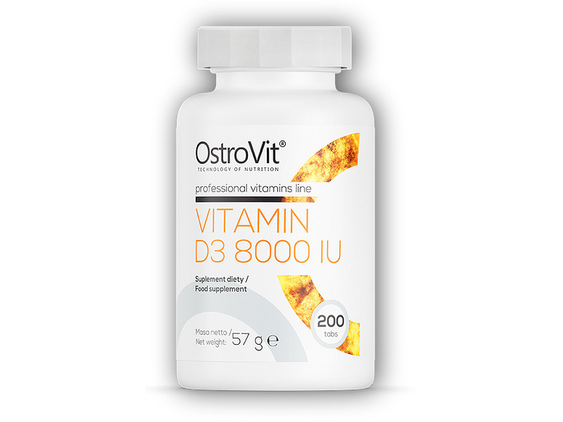 Ostrovit Vitamin D3 8000 IU 200 tablet + DÁREK ZDARMA