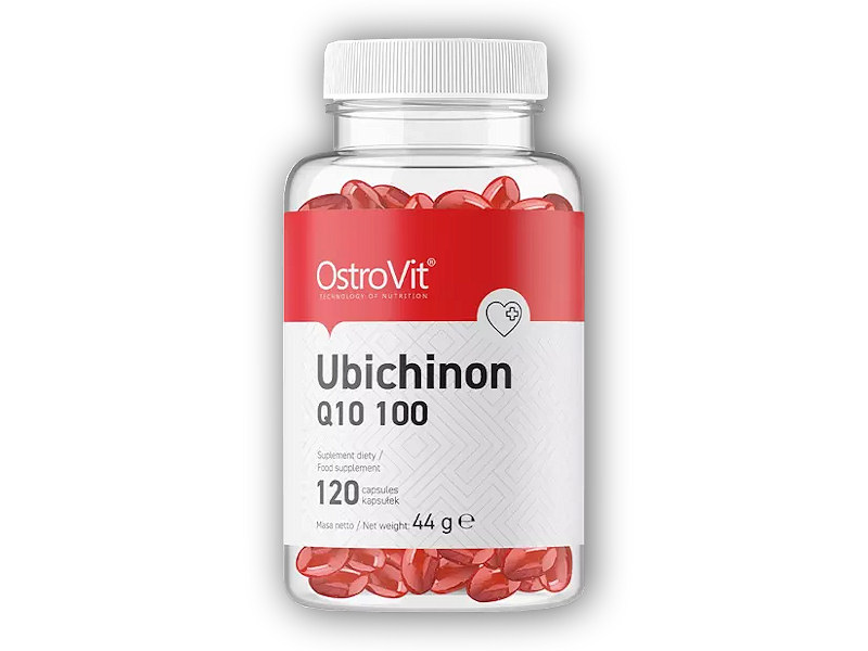 Ostrovit Ubichinon Q10 100 mg 120 kapslí + šťavnatá tyčinka ZDARMA + DÁREK ZDARMA