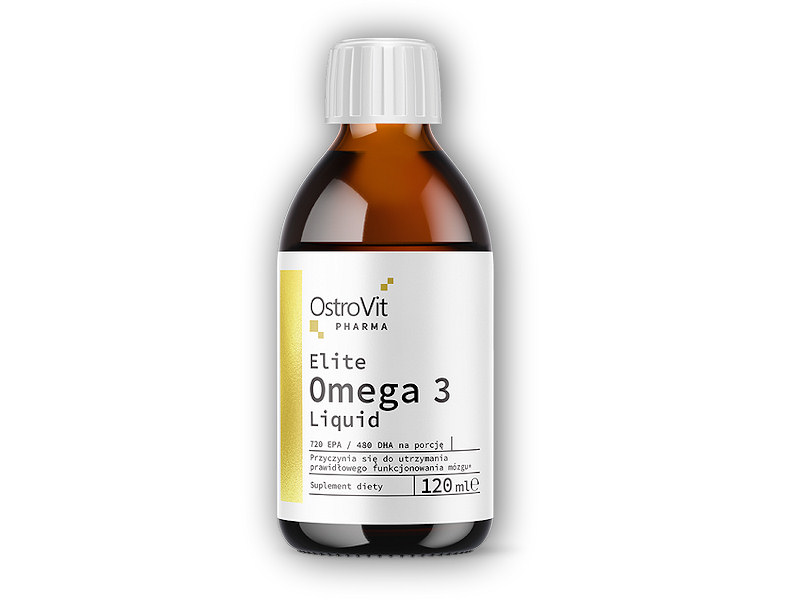 Ostrovit Pharma Elite omega 3 liquid 120ml + DÁREK ZDARMA