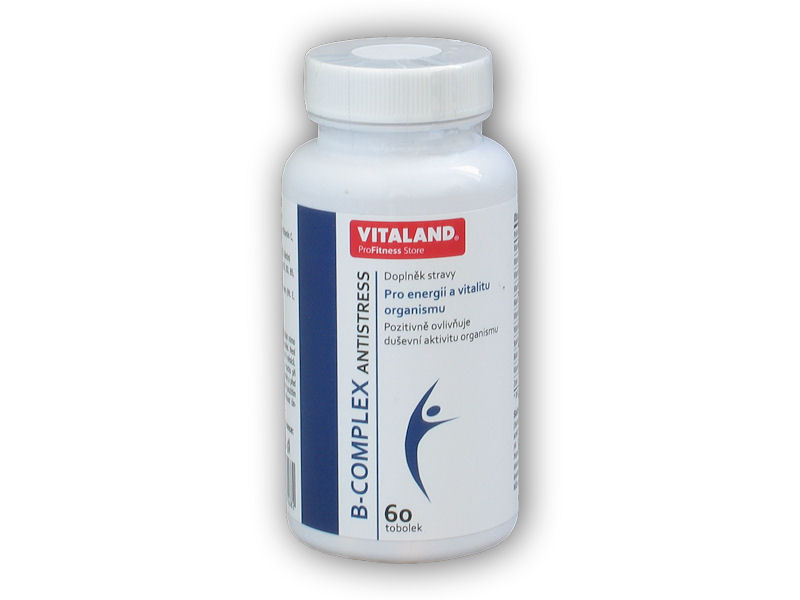 Vitaland Vitaland B-Complex Antistress 60 kapslí + DÁREK ZDARMA