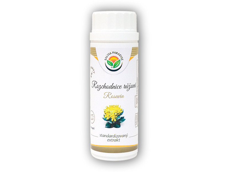 Salvia Paradise Rozchodnice - Rhodiola standardizovaný extrakt 60 kapslí + šťavnatá tyčinka ZDARMA + DÁREK ZDARMA