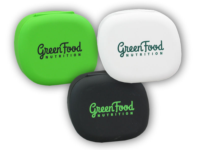GreenFood Nutrition Krabička na tablety pillbox GreenFood Varianta: bílá + DÁREK ZDARMA