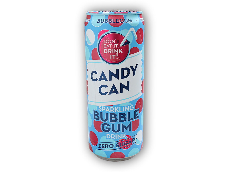 Candy Can Candy Can Bubblegum bez cukru 330ml + DÁREK ZDARMA