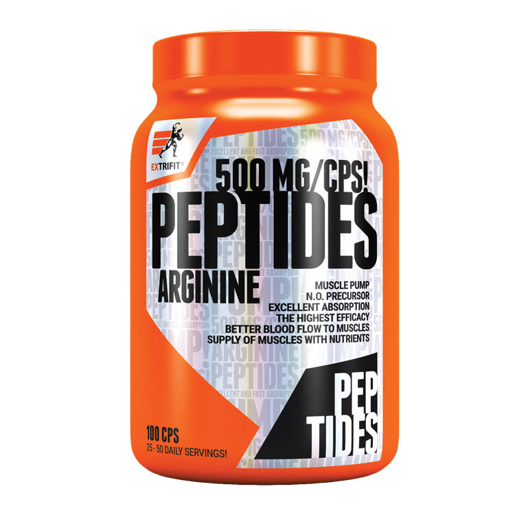 Extrifit Peptides Arginine 100 kapslí + DÁREK ZDARMA