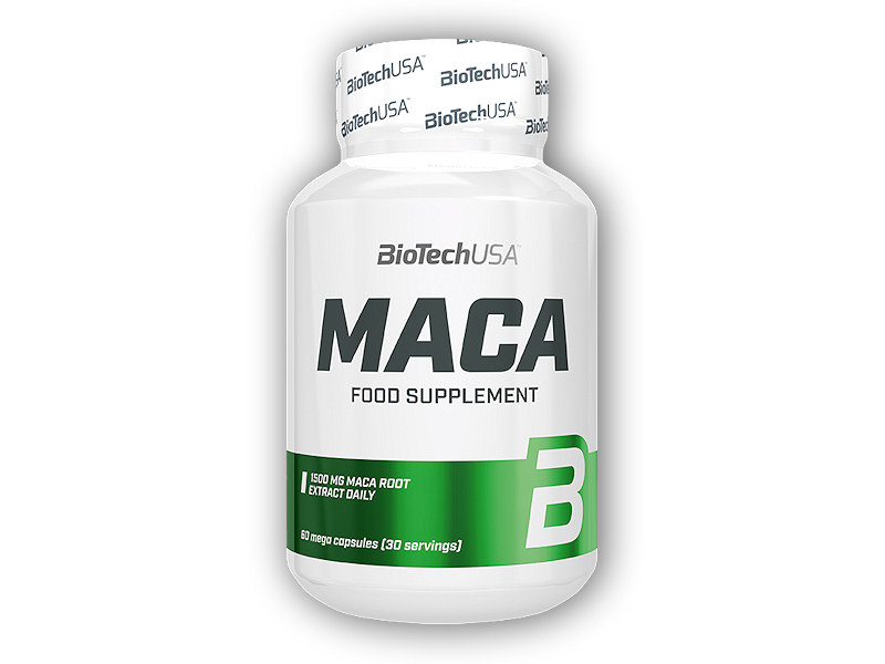 BioTech USA Maca 60 kapslí + DÁREK ZDARMA