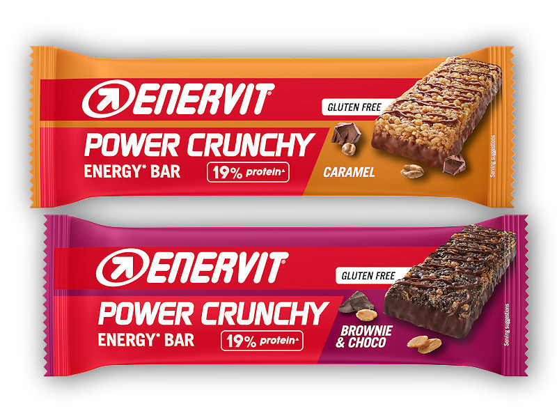 Enervit Power Crunchy 40g Varianta: karamel + DÁREK ZDARMA