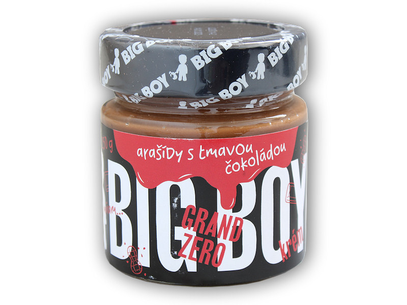 BigBoy Grand zero s tmavou čokoládou 250g + DÁREK ZDARMA
