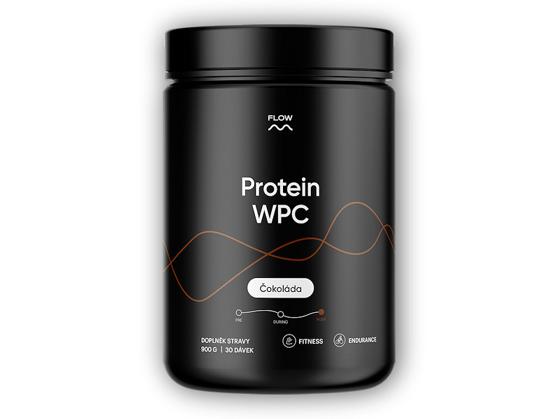 Flow Protein Concentrate WPC 900g + šťavnatá tyčinka ZDARMA Varianta: čokoláda + DÁREK ZDARMA