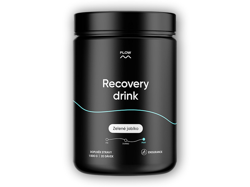 Flow Recovery drink 1000g + šťavnatá tyčinka ZDARMA Varianta: pomeranč + DÁREK ZDARMA