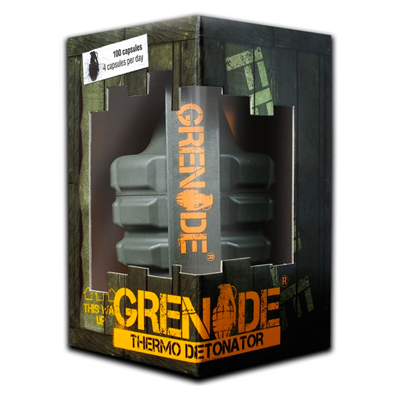 Grenade Grenade Thermo Detonator 100 kapslí + šťavnatá tyčinka ZDARMA + DÁREK ZDARMA