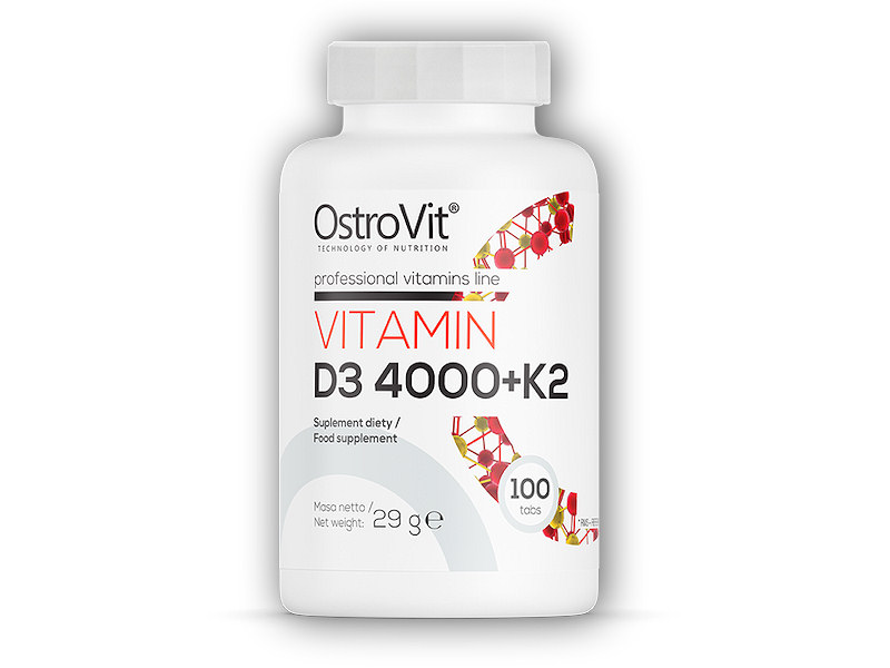Ostrovit Vitamin D3 4000 IU + K2 100 tablet + DÁREK ZDARMA