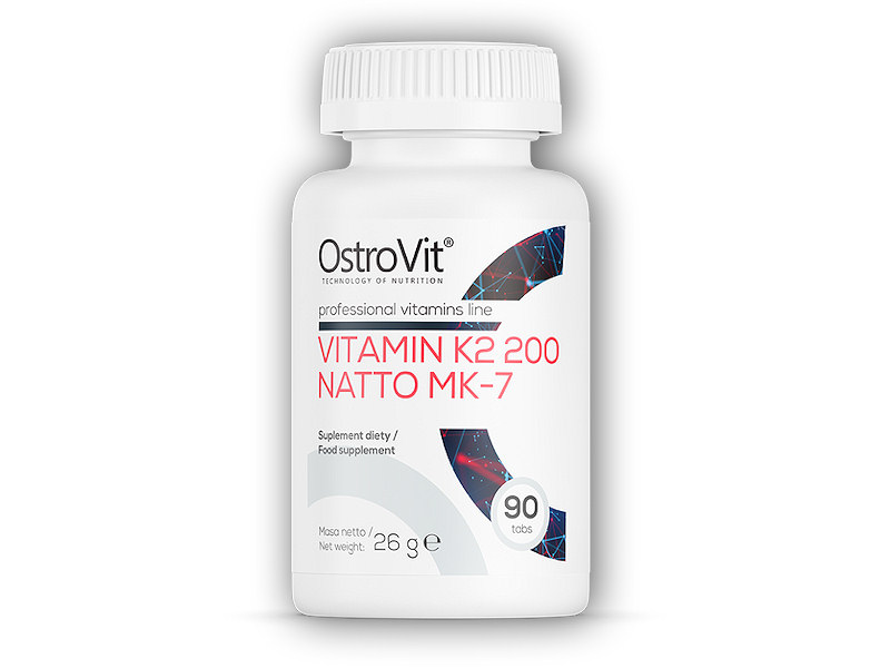 Ostrovit Vitamin K2 200 natto MK-7 90 tablet + DÁREK ZDARMA