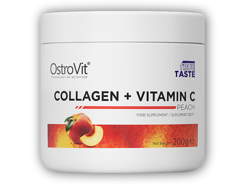 Ostrovit Collagen + vitamin C 200g Varianta: ananas + DÁREK ZDARMA