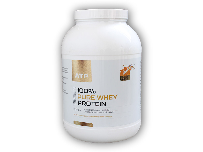 ATP 100% Pure Whey Protein 2000g + šťavnatá tyčinka ZDARMA Varianta: pistácie + DÁREK ZDARMA