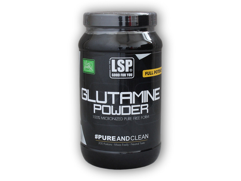 LSP Nutrition L-Glutamine 100% crystal pure 1000g + šťavnatá tyčinka ZDARMA + DÁREK ZDARMA