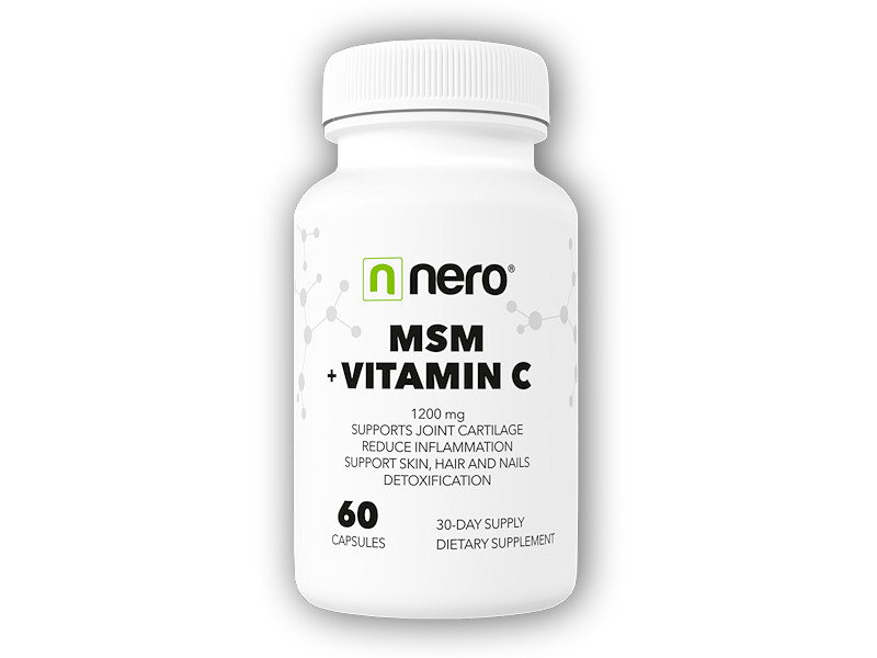 Nero MSM + Vitamín C 60 kapslí + DÁREK ZDARMA