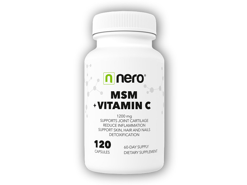 Nero MSM + Vitamín C 120 kapslí + DÁREK ZDARMA