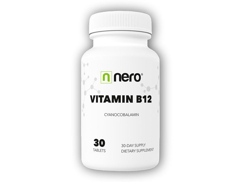 Nero Vitamin B12 Cyanocobalamin 30 tablet + DÁREK ZDARMA
